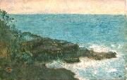 Charles W. Bartlett Charles W. Bartlett's watercolor and ink Hana Maui Coast, 1920 Sweden oil painting artist